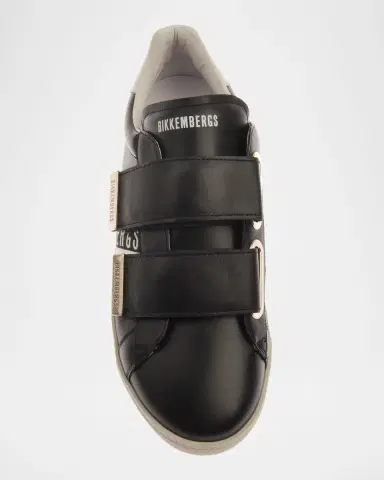 Bikkembergs Men's Double Strap Low-Top Sneakers | Thumbnail 4