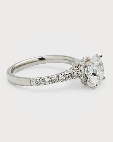 Neiman Marcus Lab Grown Diamonds Platinum Round Lab-Grown Diamond Ring | Thumbnail 3