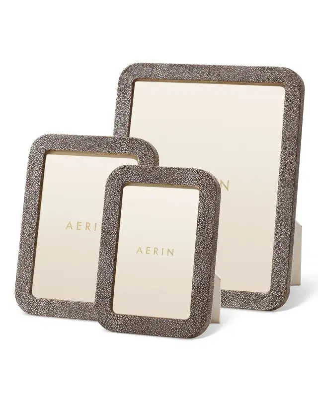 AERIN Modern Faux Shagreen Frame