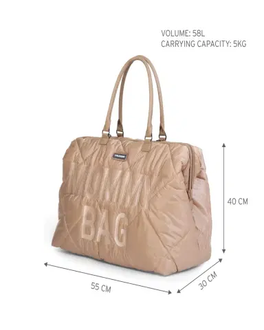 Childhome Puffer Mommy Bag, XL Diaper Bag | Thumbnail 3 Childhome Puffer Mommy Bag, XL Diaper Bag | Thumbnail 3