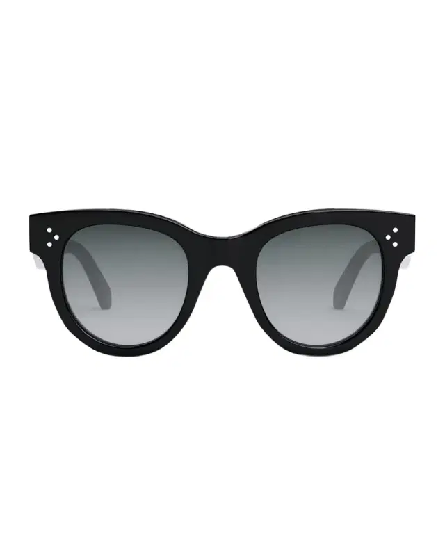 CELINE Tortoiseshell Acetate Cat-Eye Sunglasses