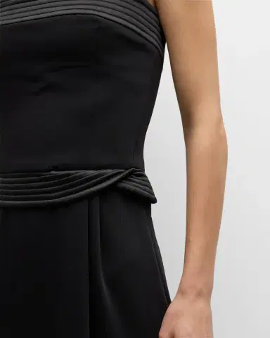 Emporio Armani Strapless Pleated Column Gown | Thumbnail 4 Emporio Armani Strapless Pleated Column Gown | Thumbnail 4