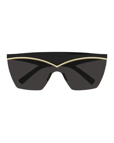 Saint Laurent Logo Acetate Shield Sunglasses | Thumbnail 1 Saint Laurent Logo Acetate Shield Sunglasses | Thumbnail 1