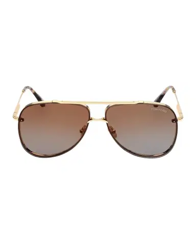 Tom Ford Men's Leon Metal Aviator Sunglasses | Thumbnail 1