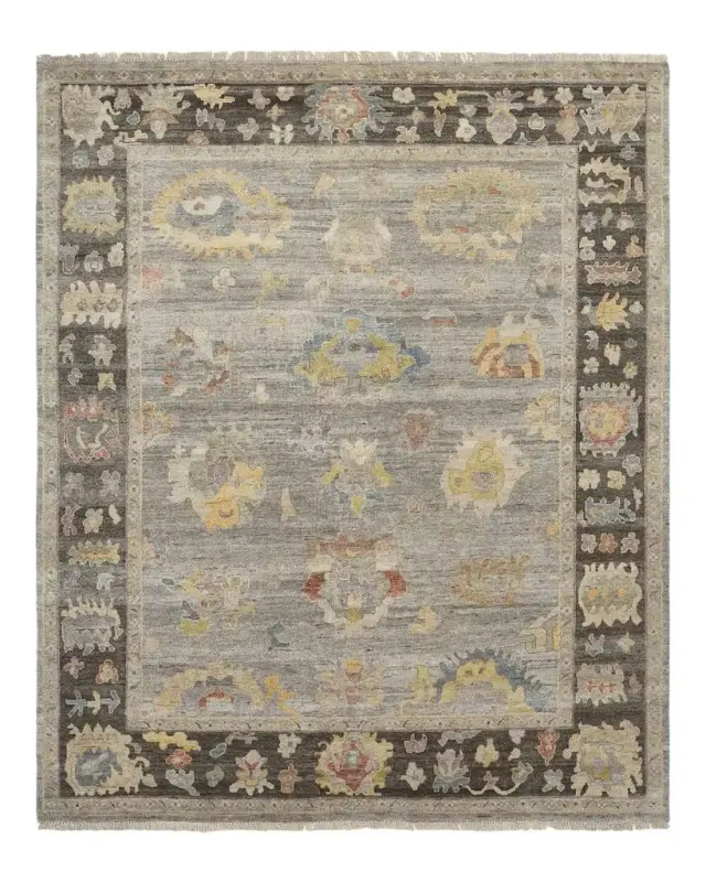 Haven & Loom Eleanor Gray Hand-Knotted Rug