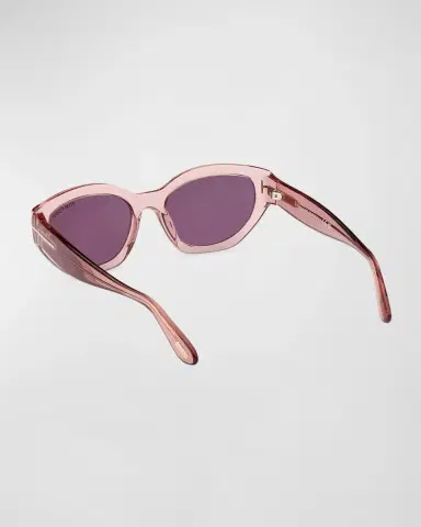 TOM FORD Penny Acetate Butterfly Sunglasses | Thumbnail 2