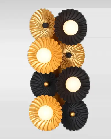 Allegri Crystal by Kalco Lighting Damask 4-Light Sconce | Thumbnail 2