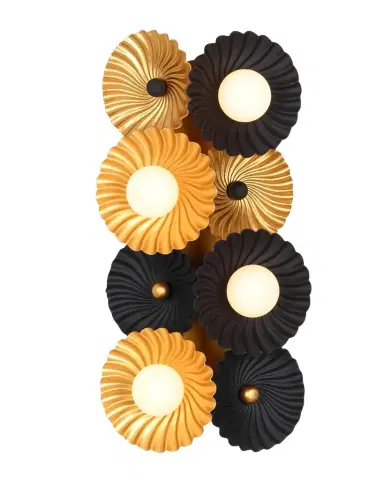 Allegri Crystal by Kalco Lighting Damask 4-Light Sconce | Thumbnail 1