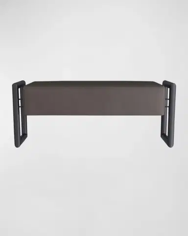 Arteriors Wilcox Leather Bench, 48" | Thumbnail 2