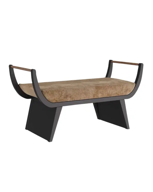 Arteriors Winston Velvet Bench, 47.5"