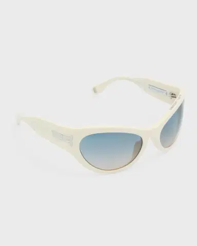 Saint Laurent YSL Acetate Rectangle Sunglasses | Thumbnail 2