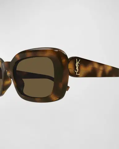 Saint Laurent YSL Acetate Rectangle Sunglasses | Thumbnail 2 Saint Laurent YSL Acetate Rectangle Sunglasses | Thumbnail 2
