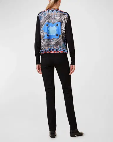 CALLAS MILANO Mia Skinny Crepe Jersey Pants | Thumbnail 3 CALLAS MILANO Mia Skinny Crepe Jersey Pants | Thumbnail 3