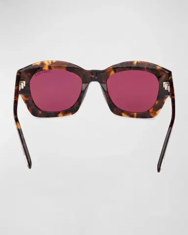 Tom Ford Guilliana Acetate Geometric Sunglasses | Thumbnail 5 Tom Ford Guilliana Acetate Geometric Sunglasses | Thumbnail 5