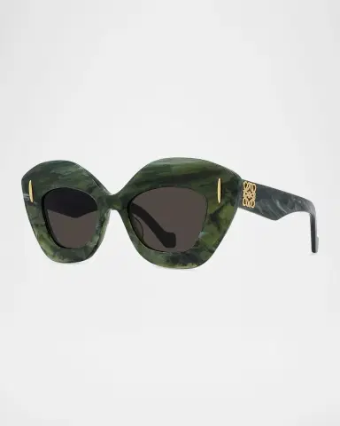 Loewe Anagram Acetate Butterfly Sunglasses | Thumbnail 3