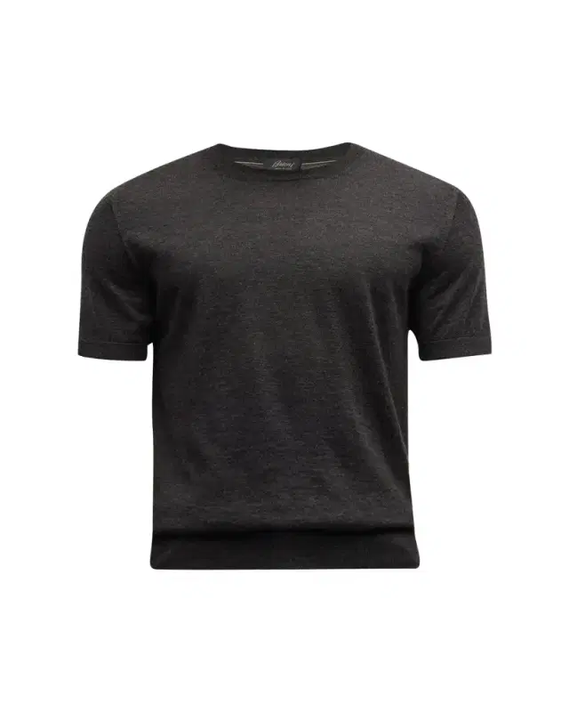 Men's Cashmere-Silk Crewneck Sweater