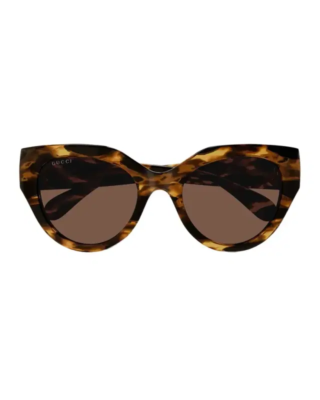 Gucci GG Emblem Acetate Cat-Eye Sunglasses