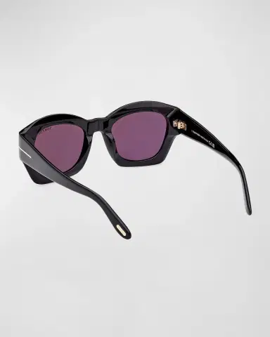 Tom Ford Guilliana Acetate Geometric Sunglasses | Thumbnail 2 Tom Ford Guilliana Acetate Geometric Sunglasses | Thumbnail 2