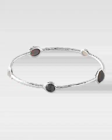 Ippolita 5-Stone Bangle Bracelet in Sterling Silver | Thumbnail 2