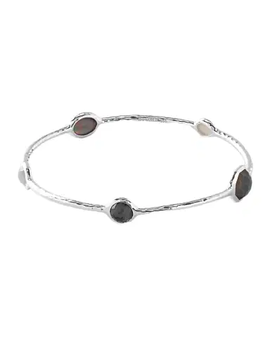 Ippolita 5-Stone Bangle Bracelet in Sterling Silver | Thumbnail 1