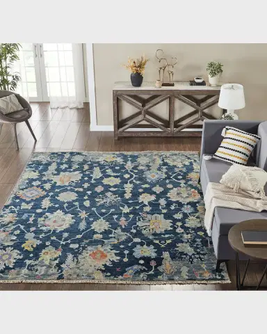 Haven & Loom Lawrence Midnight Hand-Knotted Rug | Thumbnail 2 Haven & Loom Lawrence Midnight Hand-Knotted Rug | Thumbnail 2