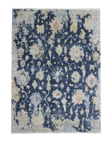 Haven & Loom Lawrence Midnight Hand-Knotted Rug | Thumbnail 1 Haven & Loom Lawrence Midnight Hand-Knotted Rug | Thumbnail 1