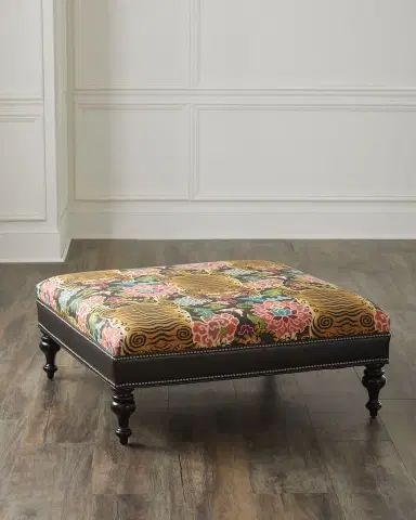 Old Hickory Tannery Priscillana Ottoman | Thumbnail 6