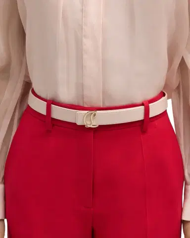 Christian Louboutin CL Logo Leather Belt | Thumbnail 1