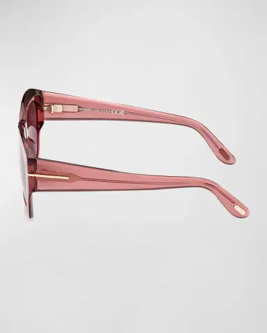Tom Ford Guilliana Acetate Geometric Sunglasses | Thumbnail 3 Tom Ford Guilliana Acetate Geometric Sunglasses | Thumbnail 3