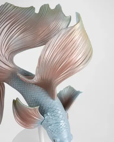 Lladro Betta Fish Sculpture - Left | Thumbnail 4 Lladro Betta Fish Sculpture - Left | Thumbnail 4