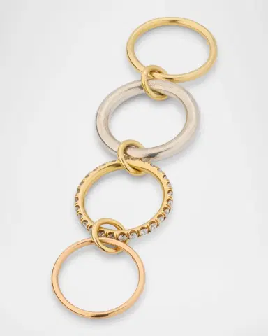 Spinelli Kilcollin Janssen MX 4-Linked Ring with Diamonds | Thumbnail 3