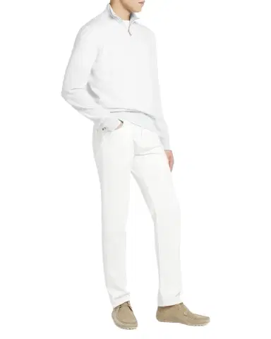 Loro Piana Men's Roadster 1/4-Zip Cashmere Sweater | Thumbnail 1