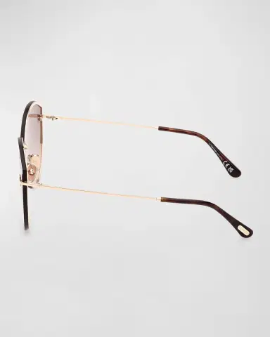 Tom Ford Evangeline Metal Cat-Eye Sunglasses | Thumbnail 4 Tom Ford Evangeline Metal Cat-Eye Sunglasses | Thumbnail 4