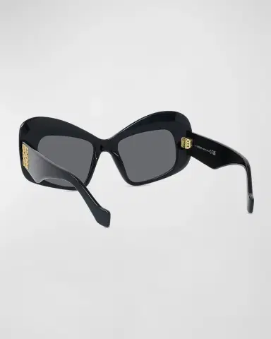 Loewe Anagram Acetate Butterfly Sunglasses | Thumbnail 2 Loewe Anagram Acetate Butterfly Sunglasses | Thumbnail 2