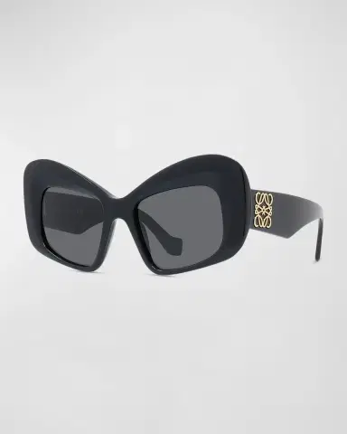 Loewe Anagram Acetate Butterfly Sunglasses | Thumbnail 3 Loewe Anagram Acetate Butterfly Sunglasses | Thumbnail 3