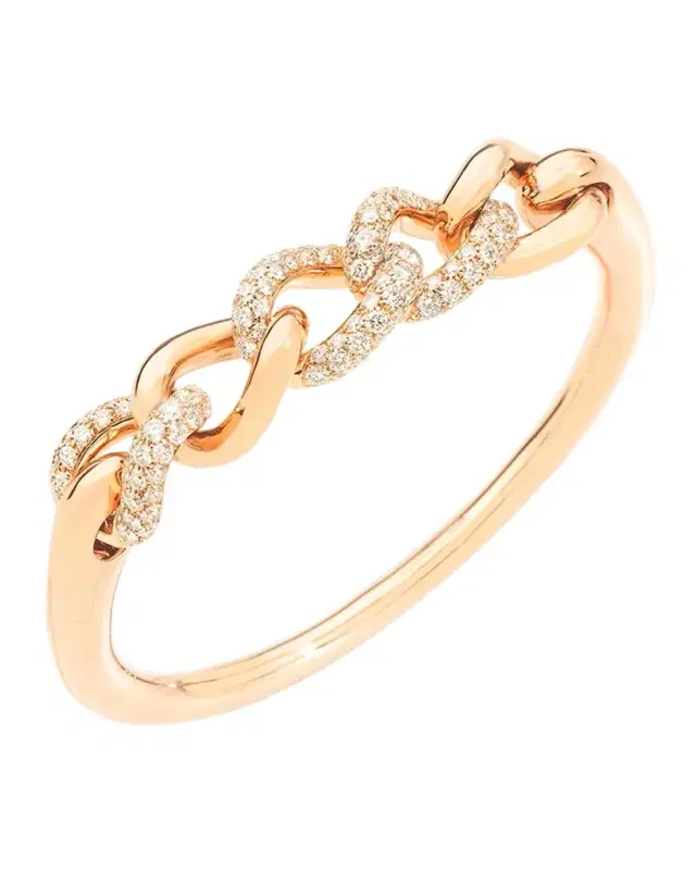 Catene 18K Rose Gold Diamond Bracelet