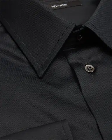 Emporio Armani Men's Cotton-Stretch French Cuff Dress Shirt | Thumbnail 2