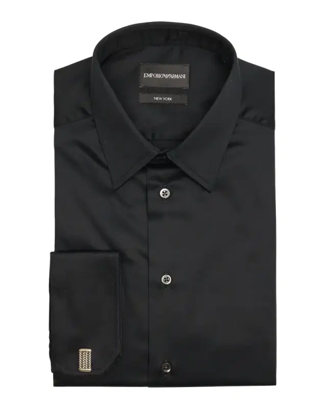 Men's Cotton-Stretch French Cuff Dress Shirt Men's Cotton-Stretch French Cuff Dress Shirt