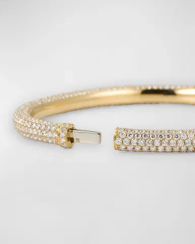 Anita Ko 18K Yellow Gold Pave Diamond Hannah Bracelet | Thumbnail 3