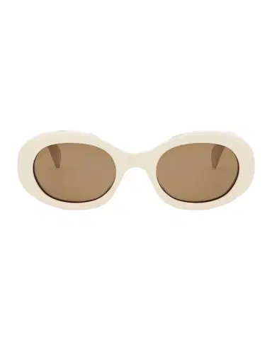 Celine Triomphe Acetate Oval Sunglasses | Thumbnail 1 Celine Triomphe Acetate Oval Sunglasses | Thumbnail 1