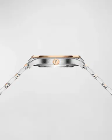 PIAGET Polo Date 36mm Steel & 18K Rose Gold Diamond Bezel Watch | Thumbnail 4 PIAGET Polo Date 36mm Steel & 18K Rose Gold Diamond Bezel Watch | Thumbnail 4