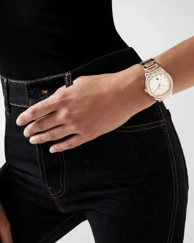 PIAGET Polo Date 36mm Steel & 18K Rose Gold Diamond Bezel Watch | Thumbnail 5 PIAGET Polo Date 36mm Steel & 18K Rose Gold Diamond Bezel Watch | Thumbnail 5