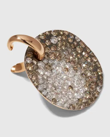 Pomellato Sabbia Two-Tone Diamond Pendant in 18K Rose Gold | Thumbnail 3