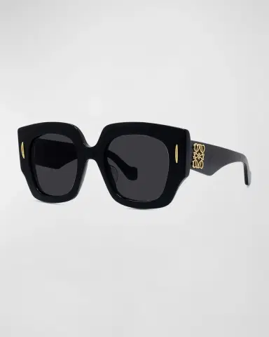 Loewe Anagram Acetate Square Sunglasses | Thumbnail 3 Loewe Anagram Acetate Square Sunglasses | Thumbnail 3