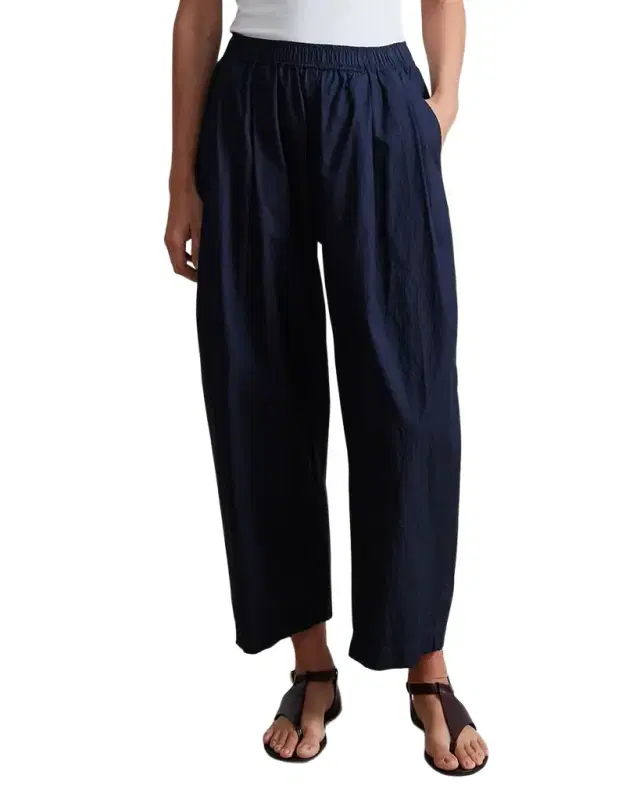 Apiece Apart Spa Pleat Cropped Pants