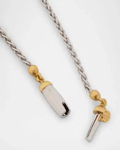 Buccellati Two-Tone 18K Gold Opera Tulle Diamond Pendant Necklace | Thumbnail 2 Buccellati Two-Tone 18K Gold Opera Tulle Diamond Pendant Necklace | Thumbnail 2