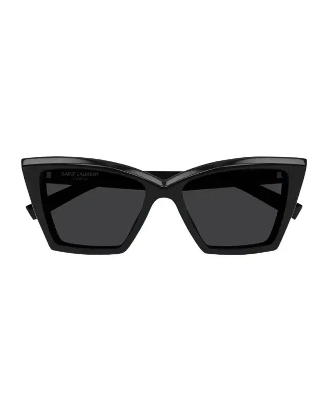 Beveled Acetate Cat-Eye Sunglasses
