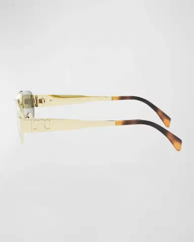 Celine Triomphe Metal Aviator Sunglasses | Thumbnail 4 Celine Triomphe Metal Aviator Sunglasses | Thumbnail 4