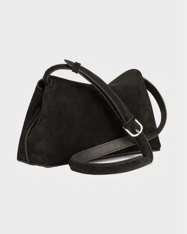 TOTEME T-Lock Clutch Bag in Smooth Suede | Thumbnail 3 TOTEME T-Lock Clutch Bag in Smooth Suede | Thumbnail 3