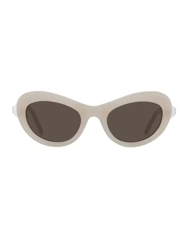 Pearlescent Metal Butterfly Sunglasses